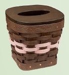 Small Tissue Basket with Lid